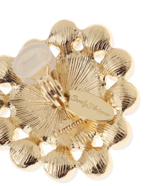 Candy Stripper（キャンディストリッパー）の「DEFORME HEART イヤリング（イヤリング・レディース・グリーン/ゴールド・FREE）」の14枚目の写真