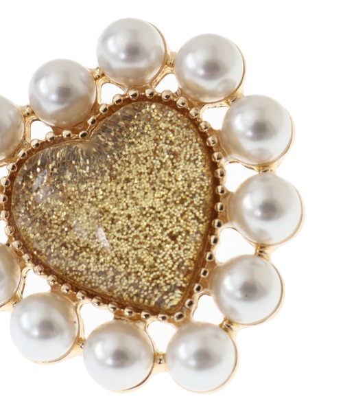 Candy Stripper（キャンディストリッパー）の「DEFORME HEART イヤリング（イヤリング・レディース・グリーン/ゴールド・FREE）」の13枚目の写真