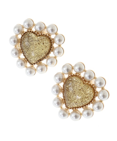 Candy Stripper（キャンディストリッパー）の「DEFORME HEART イヤリング（イヤリング・レディース・グリーン/ゴールド・FREE）」の11枚目の写真