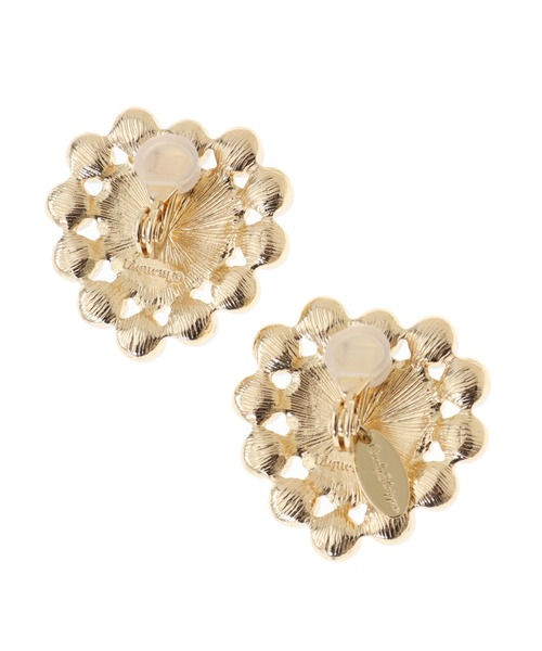 Candy Stripper（キャンディストリッパー）の「DEFORME HEART イヤリング（イヤリング・レディース・グリーン/ゴールド・FREE）」の12枚目の写真