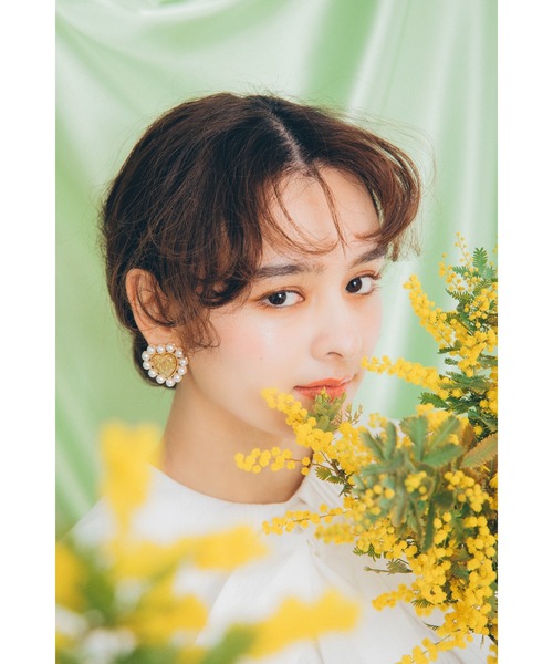 Candy Stripper（キャンディストリッパー）の「DEFORME HEART イヤリング（イヤリング・レディース・グリーン/ゴールド・FREE）」の6枚目の写真