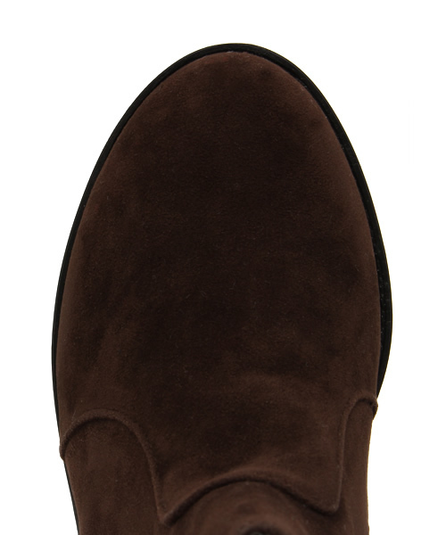 OUTLET(アウトレット)の「【who's who Chico】サイドゴアブーツ(ブーツ・レディース・ダークブラウン/ブラック・MEDIUM/SMALL/LARGE)」の6枚目の写真