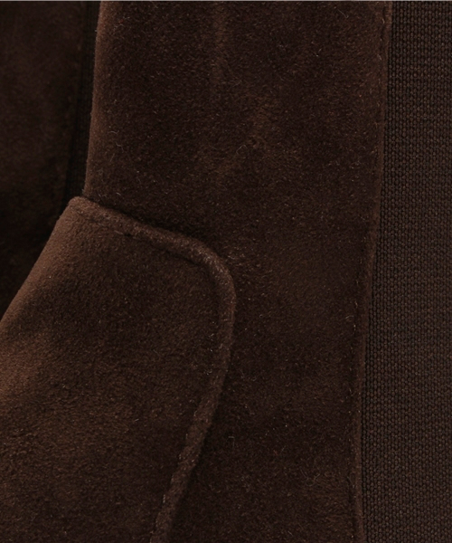 OUTLET(アウトレット)の「【who's who Chico】サイドゴアブーツ(ブーツ・レディース・ダークブラウン/ブラック・MEDIUM/SMALL/LARGE)」の10枚目の写真