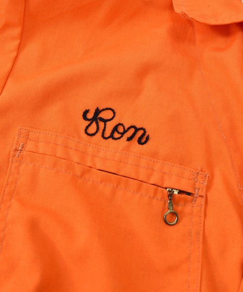 Lee（リー）の「【ヴィンテージ古着】80's Lee / リー 半袖 Magcobar オールインワン つなぎ USA製（つなぎ/オールインワン・メンズ・オレンジ・42）」の5枚目の写真