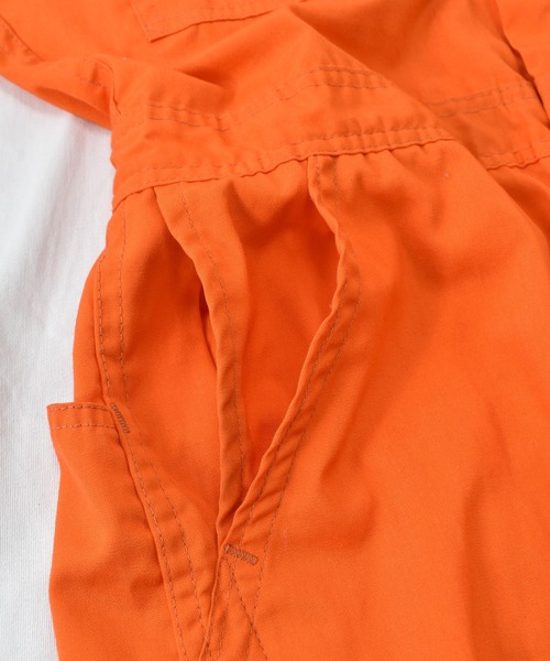 Lee（リー）の「【ヴィンテージ古着】80's Lee / リー 半袖 Magcobar オールインワン つなぎ USA製（つなぎ/オールインワン・メンズ・オレンジ・42）」の10枚目の写真