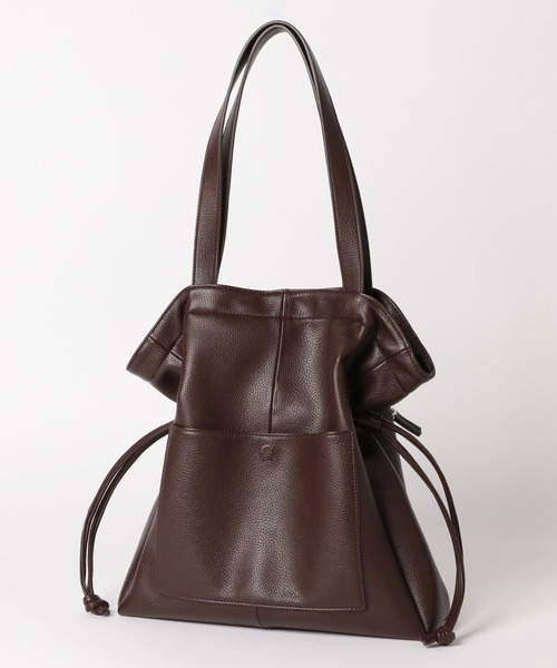 LOWRYS FARM（ローリーズファーム）の「柔ら軽いトートＢＡＧ　122759（トートバッグ・レディース・アイボリー/ブラック/ダークブラウン・FREE）」の6枚目の写真