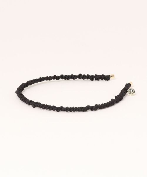 SLURR（スラ―）の「ギャザーサテンカチューシャ（カチューシャ・レディース・ブラック/ダークブラウン・FREE）」の4枚目の写真