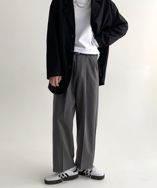 MGV（エムジーヴィー）の「センタープレススラックス（スラックス・メンズ・ブラック/グレー・MEDIUM/LARGE/X-LARGE）」の7枚目の写真