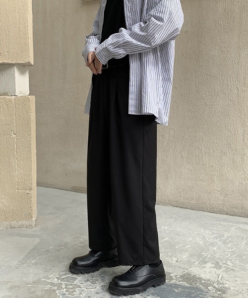 MGV（エムジーヴィー）の「センタープレススラックス（スラックス・メンズ・ブラック/グレー・MEDIUM/LARGE/X-LARGE）」の13枚目の写真