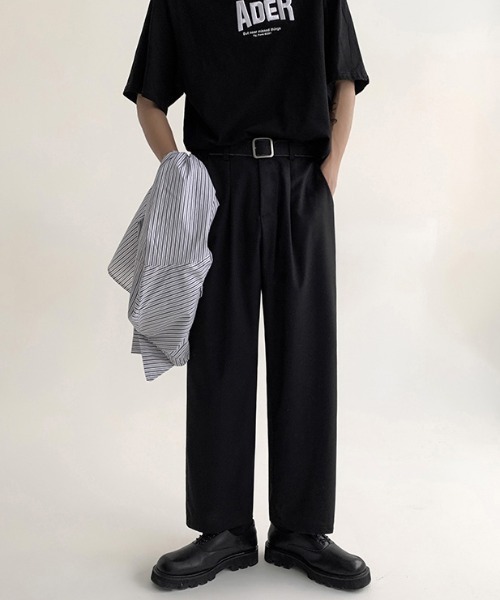 MGV（エムジーヴィー）の「センタープレススラックス（スラックス・メンズ・ブラック/グレー・MEDIUM/LARGE/X-LARGE）」の3枚目の写真