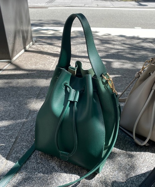 DouDou（ドゥドゥ）の「ベロアコンビワンハンドルドロストBAG（ショルダーバッグ・レディース・ブラック/グレー/グリーン・FREE）」の13枚目の写真