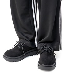 Jalan Sriwijaya/98679 CALF BLACK LEATHER SOLE/ダブルモンクシューズ