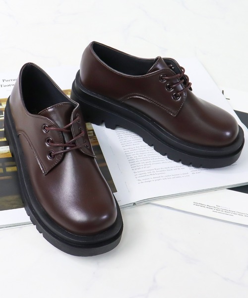 LibertyDoll（リバティードール）の「Liberty doll / 軽量厚底トラックソールシューズ レースアップ オックスフォード(3040) (3041)（ドレスシューズ・メンズ・ホワイト/ブラック/ダークブラウン/ブラック系その他/ホワイト系1/ブラック系/ブラック系1/ダークブラウン系1/シルバー/シルバー系1/ブラック系2/ブラック系その他2/キャメル/イエロー系その他/ブラック系その他3・44/40/41/42/43/LL/S/M/L/XL）」の18枚目の写真