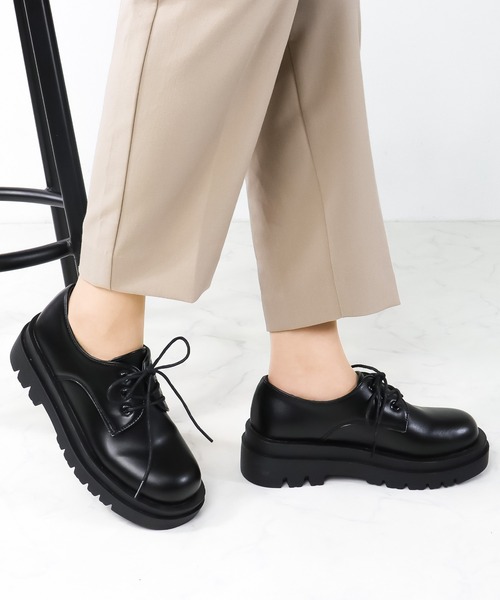 LibertyDoll（リバティードール）の「Liberty doll / 軽量厚底トラックソールシューズ レースアップ オックスフォード(3040) (3041)（ドレスシューズ・メンズ・ホワイト/ブラック/ダークブラウン/ブラック系その他/ホワイト系1/ブラック系/ブラック系1/ダークブラウン系1/シルバー/シルバー系1/ブラック系2/ブラック系その他2/キャメル/イエロー系その他/ブラック系その他3・44/40/41/42/43/LL/S/M/L/XL）」の22枚目の写真