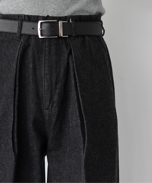 saby（サバイ）の「saby TUCK BAGGY -1OZ BINGO DENIM -ONE WASH-（デニムパンツ・メンズ・ブラック/インディゴブルー・S/M）」の12枚目の写真