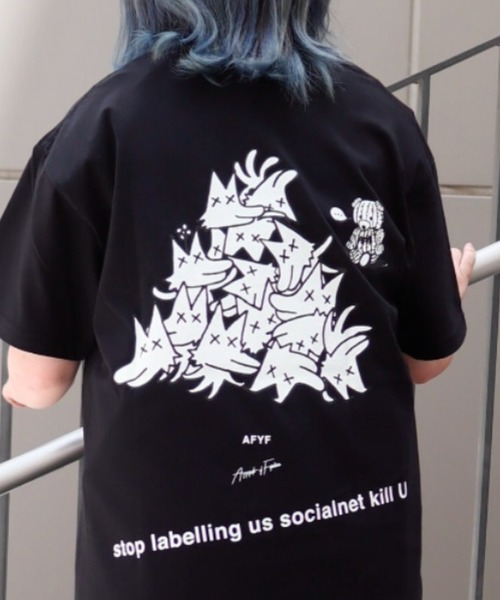 rovtski（ロフトスキー）の「【AFYF】AFYF Premium Souvenir Short Sleeve T-Shirt "No.5" by GILDAN Premium Cotton 5.6oz / AFYFスーベニア ショートスリーブ Tシャツ "No.5" ギルダン プレミアム コットン5.6oz AFYF グラフィック by ロフトスキー（Tシャツ/カットソー・メンズ・ブラック系その他2/ホワイト系その他/ホワイト系その他2/ブラック系その他/ブラック系その他4/ホワイト系その他4/ブラック系その他3/ホワイト系その他3/ブラック系その他5/ブラック系その他6/ブラック系その他7/ホワイト系その他5/ホワイト系その他6/ホワイト系その他7/ホワイト系/ブラック系/ラベンダー・LARGE/XXX-LARGE/X-LARGE/XX-LARGE）」の14枚目の写真