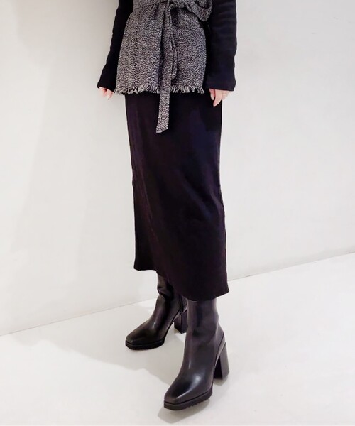ESPERANZA(エスペランサ)の「ソフトスクエアトゥワークソールショートブーツ(ブーツ・レディース・ブラック/ブラウン系/アイボリー・M/S/LL/L)」の8枚目の写真