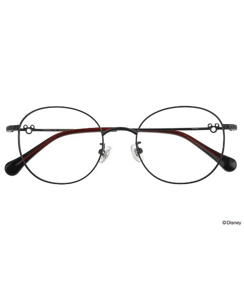 Disney(ディズニー)の「Zoff Disney Collection Premium Series PERFECT PAIR | ウェリントン型 めがね(メガネ・レディース・ブラック/ブラウン/ピンク・FREE)」の4枚目の写真
