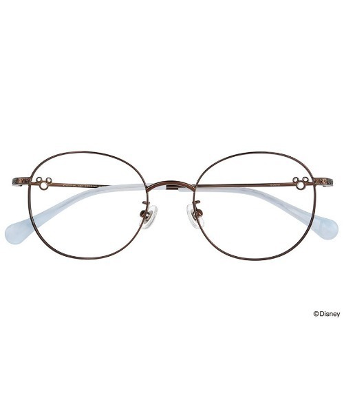 Disney(ディズニー)の「Zoff Disney Collection Premium Series PERFECT PAIR | ウェリントン型 めがね(メガネ・レディース・ブラック/ブラウン/ピンク・FREE)」の8枚目の写真