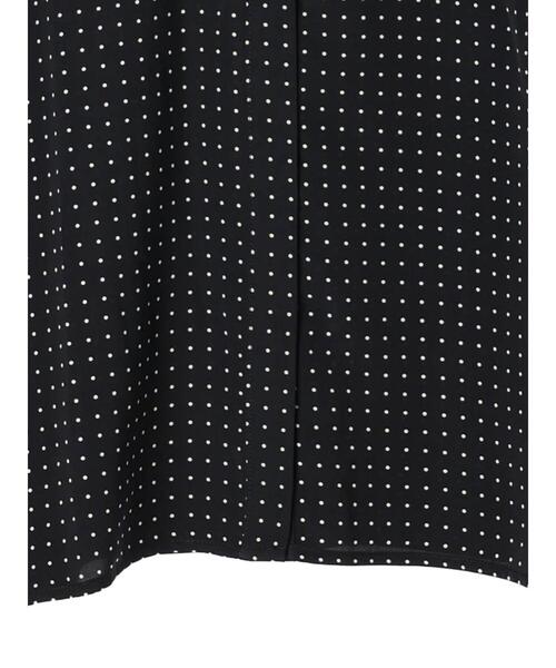 Green　Parks（グリーンパークス）の「ドット衿フリルブラウス（シャツ/ブラウス・レディース・ブラック/アイボリー・FREE）」の20枚目の写真