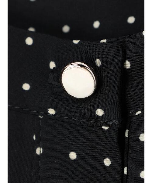 Green　Parks（グリーンパークス）の「ドット衿フリルブラウス（シャツ/ブラウス・レディース・ブラック/アイボリー・FREE）」の18枚目の写真