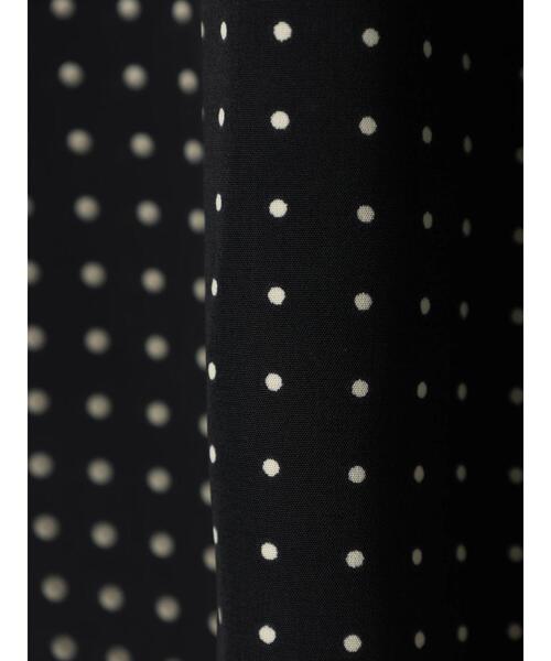 Green　Parks（グリーンパークス）の「ドット衿フリルブラウス（シャツ/ブラウス・レディース・ブラック/アイボリー・FREE）」の17枚目の写真