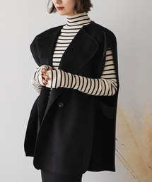 rectangle | ダブルフェイスアシメジレ(ベスト)