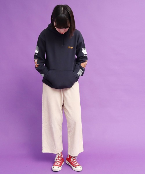 didizizi（ディディジジ）の「ネコ図鑑　フーディ（パーカー・レディース・ホワイト/ネイビー・FREE）」の19枚目の写真