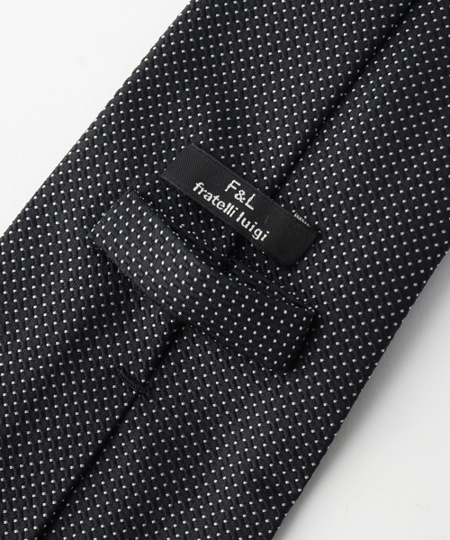 Fratelli Luigi（フラテッリルイージ）の「【Fratelli Luigi / フラテッリ ルイージ】マイクロドットワイドタイ（ネクタイ・メンズ・ネイビー・FREE）」の2枚目の写真
