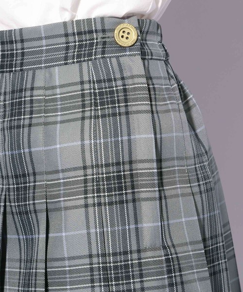 repipi armario（レピピ アルマリオ）の「【2023卒服】チェックプリーツスカート（スカート・キッズ・グリーン系その他/ベージュ系その他/グレー系その他/チャコールグレー・SMALL/MEDIUM/LARGE/X-LARGE）」の7枚目の写真