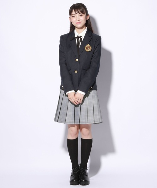 repipi armario（レピピ アルマリオ）の「【2023卒服】チェックプリーツスカート（スカート・キッズ・グリーン系その他/ベージュ系その他/グレー系その他/チャコールグレー・SMALL/MEDIUM/LARGE/X-LARGE）」の16枚目の写真