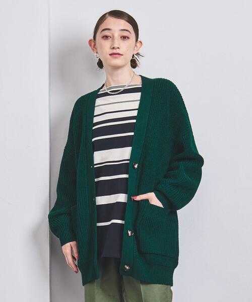 SACRA（サクラ）の「＜SACRA＞OVER ニットカーディガン