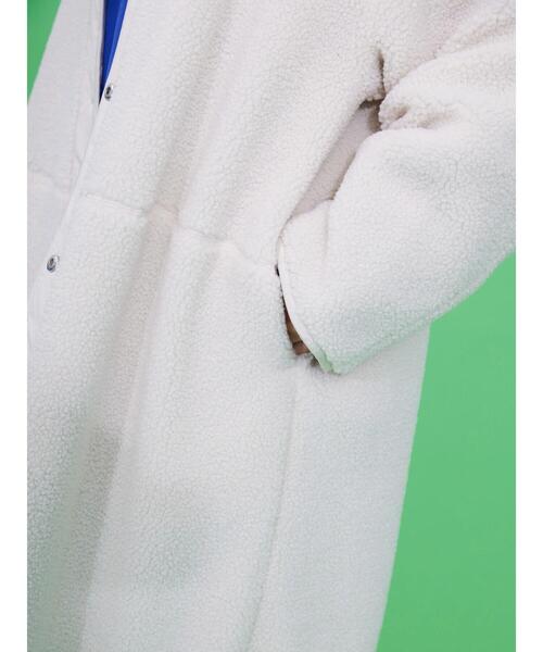 AMERICAN HOLIC(アメリカンホリック)の「あったかリバーシブルキルティングコート(ノーカラーコート・レディース・ブラック/アイボリー/モカ・M/L)」の22枚目の写真