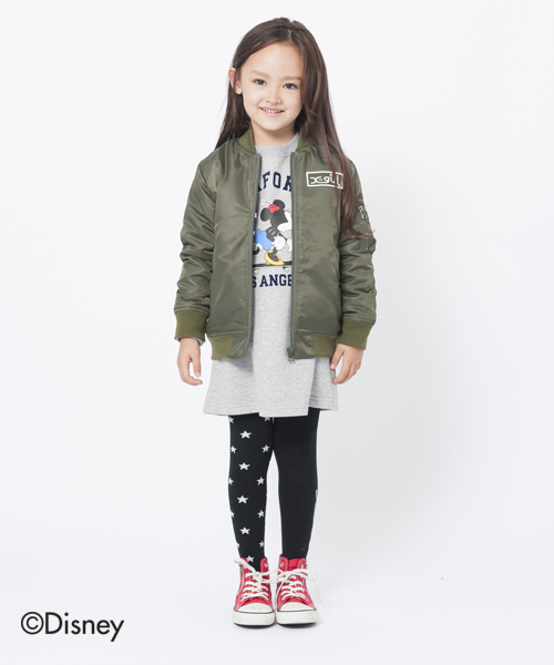 X-girl Stages（エックスガールステージス）の「【VERY11月号掲載】MA-1 JACKET(4T～7T)（ダウンジャケット/コート・キッズ・オリーブ/ネイビー・4T/5T/6T/7T）」の11枚目の写真
