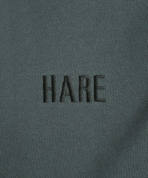 HARE（ハレ）の「HAREロゴスウェット(HARE)（スウェット・メンズ・オフホワイト/ブラック/グリーン・MEDIUM/SMALL）」の17枚目の写真