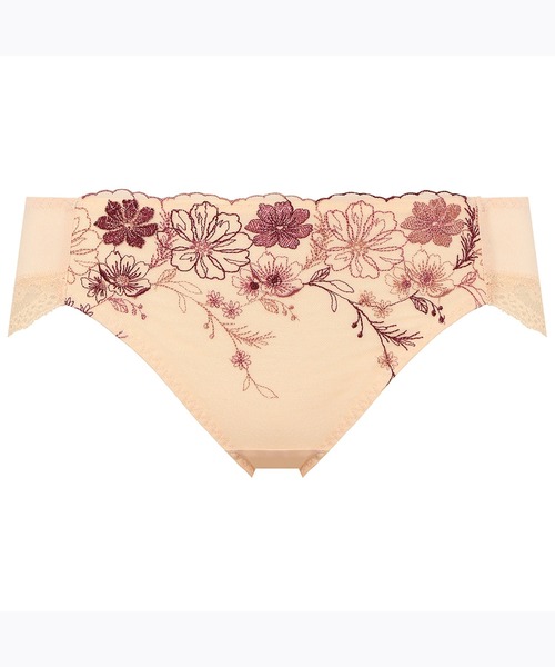 AMOSTYLE BY Triumph（アモスタイルバイトリンプ）の「レギュラーショーツ ガーデニングレース AMST1407 Hikini JX（ショーツ・レディース・グリーン/ブラウン/パープル/ブルー/シルバー/ベージュ・M/L）」の2枚目の写真