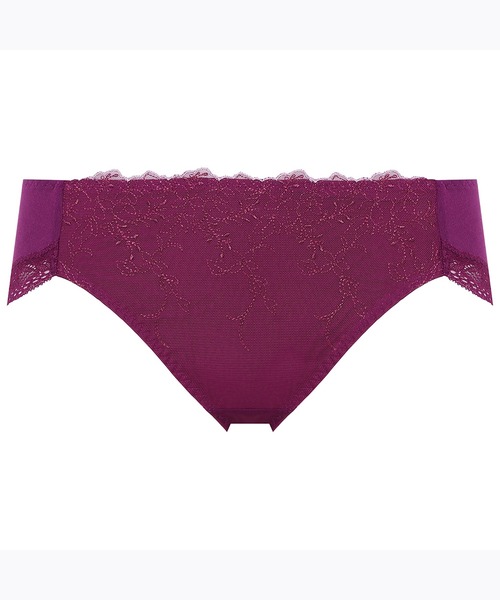 AMOSTYLE BY Triumph（アモスタイルバイトリンプ）の「レギュラーショーツ ガーデニングレース AMST1407 Hikini JX（ショーツ・レディース・グリーン/ブラウン/パープル/ブルー/シルバー/ベージュ・M/L）」の5枚目の写真