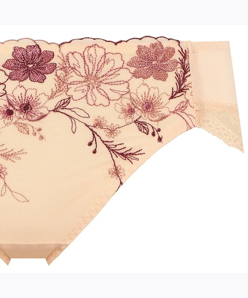 AMOSTYLE BY Triumph（アモスタイルバイトリンプ）の「レギュラーショーツ ガーデニングレース AMST1407 Hikini JX（ショーツ・レディース・グリーン/ブラウン/パープル/ブルー/シルバー/ベージュ・M/L）」の13枚目の写真