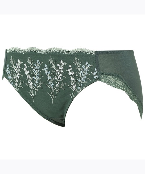 AMOSTYLE BY Triumph（アモスタイルバイトリンプ）の「レギュラーショーツ ガーデニングレース AMST1407 Hikini JX（ショーツ・レディース・グリーン/ブラウン/パープル/ブルー/シルバー/ベージュ・M/L）」の10枚目の写真