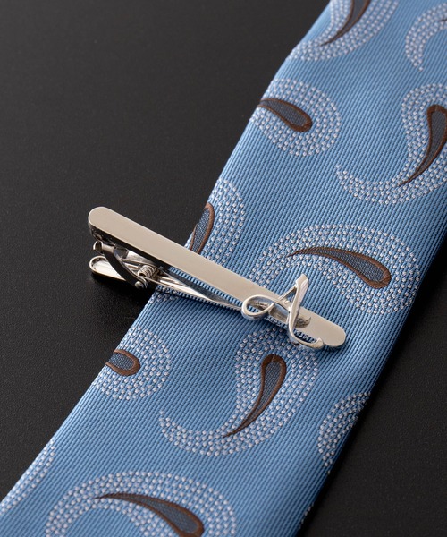 セール】イニシャルネクタイピン 専用ギフトボックス付き