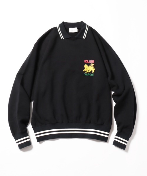 CAL O LINE(キャルオーライン)の「CAL O LINE/キャルオーライン POLO CREW SWEAT ロゴスウェット(スウェット・メンズ・ブラック/レッド・XL/L/M)」の14枚目の写真