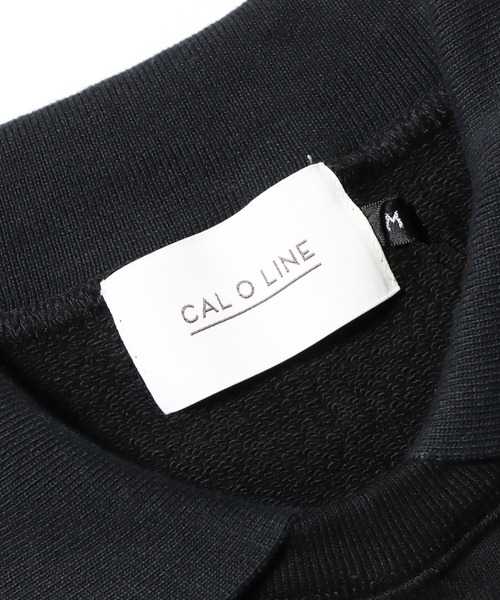 CAL O LINE(キャルオーライン)の「CAL O LINE/キャルオーライン POLO CREW SWEAT ロゴスウェット(スウェット・メンズ・ブラック/レッド・XL/L/M)」の9枚目の写真
