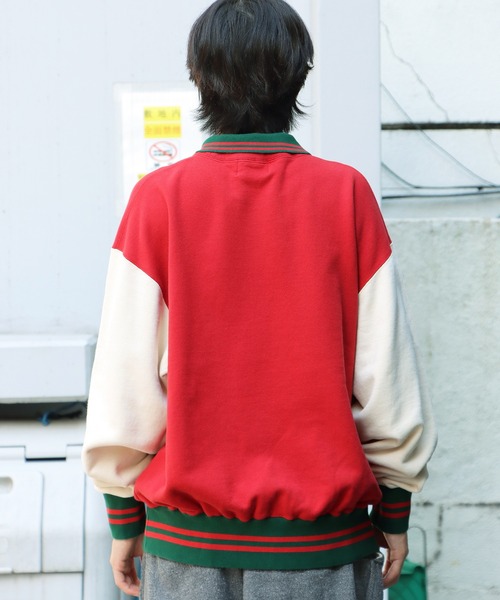 CAL O LINE(キャルオーライン)の「CAL O LINE/キャルオーライン POLO CREW SWEAT ロゴスウェット(スウェット・メンズ・ブラック/レッド・XL/L/M)」の7枚目の写真