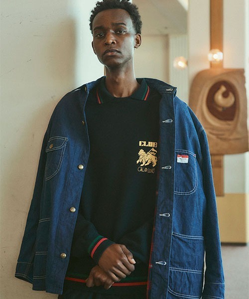 CAL O LINE(キャルオーライン)の「CAL O LINE/キャルオーライン POLO CREW SWEAT ロゴスウェット(スウェット・メンズ・ブラック/レッド・XL/L/M)」の3枚目の写真