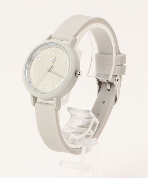 Three Four Time（ｽﾘｰﾌｫｰﾀｲﾑ）の「シリコンバンドウォッチ　/　時計（アナログ腕時計・レディース・ブラック/ホワイト/ピンク・FREE）」の7枚目の写真