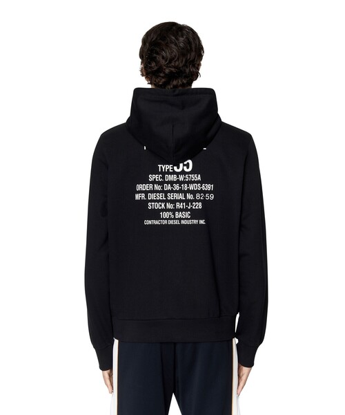 DIESEL（ディーゼル）の「メンズ ロゴ パーカー（パーカー）」 - WEAR