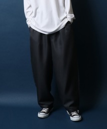 ANPAS | Twill Fabric Tuck Wide Balloon Pants/ツイル タックワイドバルーンパンツ バギーパンツ(スラックス)