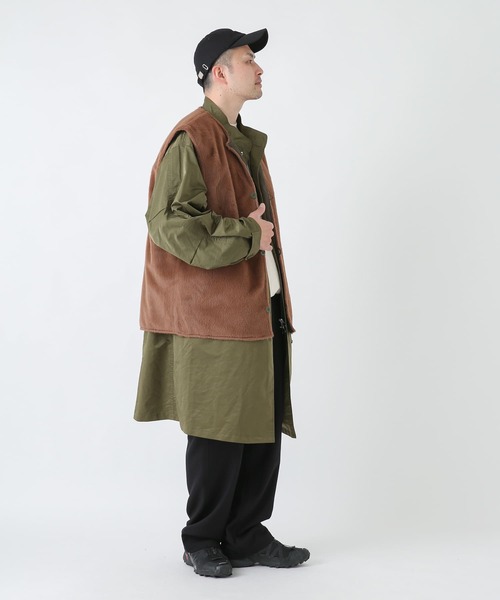 URBAN RESEARCH Sonny Label（アーバンリサーチサニーレーベル）の「ファーベストライナーモッズコート（モッズコート・メンズ・ブラック/カーキ・MEDIUM/LARGE）」の8枚目の写真