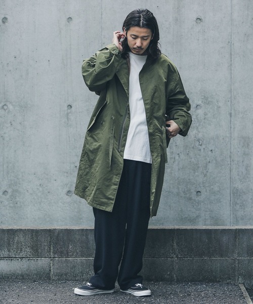 URBAN RESEARCH Sonny Label（アーバンリサーチサニーレーベル）の「ファーベストライナーモッズコート（モッズコート・メンズ・ブラック/カーキ・MEDIUM/LARGE）」の13枚目の写真