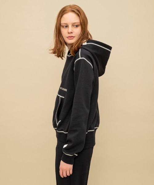 le coq sportif(ルコックスポルティフ)の「【WEB限定カプセルコレクション】 フーディ ダンボールスウェット ルコック レディース スポーツ(スウェット・レディース・ブラック/ピンク/ホワイト/ブルー・S/SS/L/M(M))」の9枚目の写真